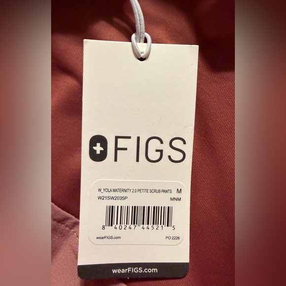 Figs Yola Maternity Petite 2.0 Scrub Pants - Picture 10 of 10
